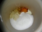Sahne Mandeln Zucker Ei