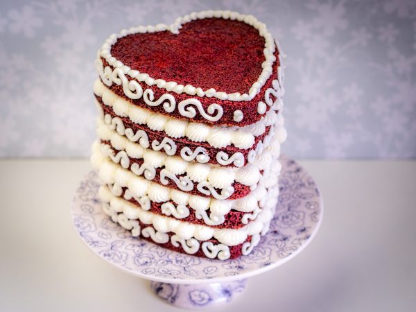 Red Velvet Cake Rezept (dt. roter Samtkuchen)