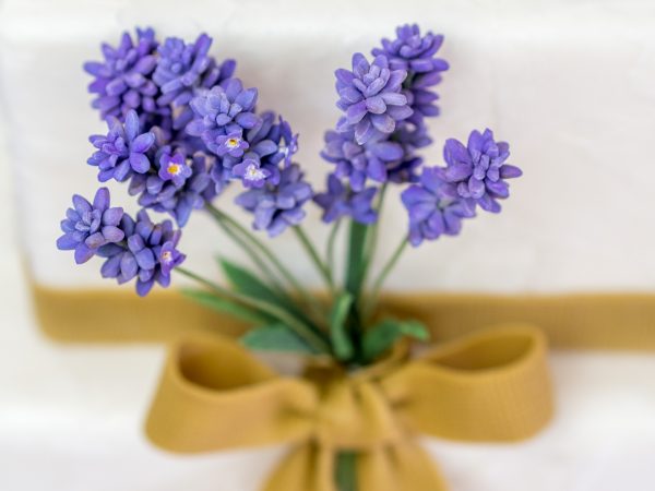 Lavendel aus Blütenpaste
