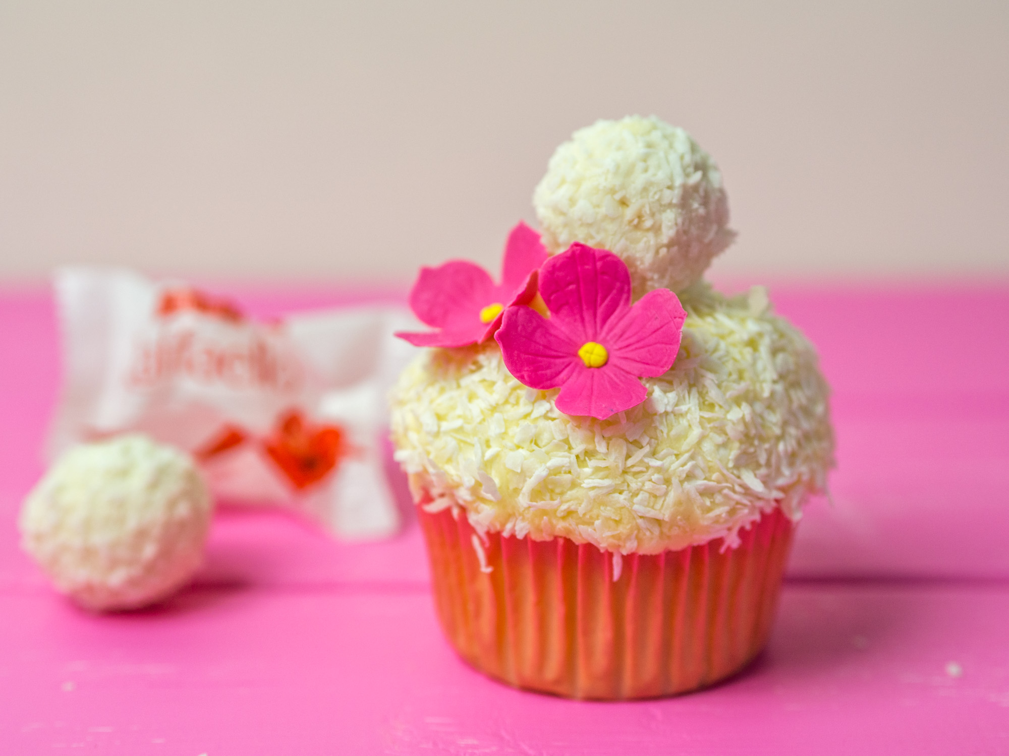 Raffaello Cupcakes Kokoscupcakes Mit Weisser Schokolade