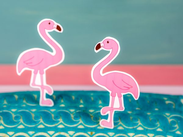 Flamingo Struktur-Biskuitrolle